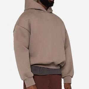OEM Manufacturer Custom Cotton Fleece Hoodies Wholesale Private <b>Label</b> High GSM Bulk Production Plain Brand Hoodie Supplier - Product Image 3