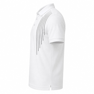 Camiseta Deportiva para Hombre Elite, Corte Atlético, Logotipo Personalizado, Absorbe la Humedad, Ecológica, con Bloques de Color, para Golf, Tenis, Running y Entrenamiento - Product Image 3