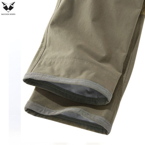Pantalon de pêche en toile renforcée bicolore, durable, imperméable, respirant, léger, pour la chasse, le trekking et les activités de plein air - Product Image 4