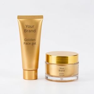 Gel facial dorado ODM/OEM para reafirmar y levantar la piel, crema facial hidratante de marca privada a precio de mayoreo - Product Image 4
