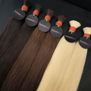 Extensiones de Cabello Virgen Vietnamita 100% Premium – Cabello Largo y Liso a Granel, Sin Químicos, Cutícula Completa, Colores Rubio Claro - Product Image 5