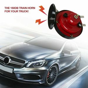 2PC Super Loud 12V 300DB Train Klaxon à air étanche Moto Voiture Camion SUV Bateau Haut-parleur et klaxon - Product Image 6
