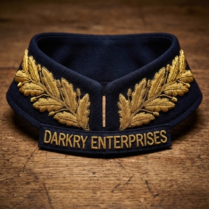 High End Bespoke Custom Hand Gold Bullion Embroidery on Blue Velvet Mandarin <b>Collar</b> Manufacturer Service - Product Image 5