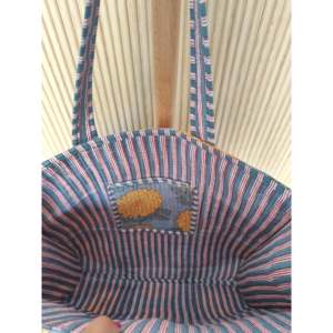 Bolso Tote Floral Acolchado de Algodón 100% Indio para Mujer, Bolso de Hombro de Algodón Hecho a Mano, Bolso Acolchado Estampado, Bolso de Algodón Ecológico - Product Image 2