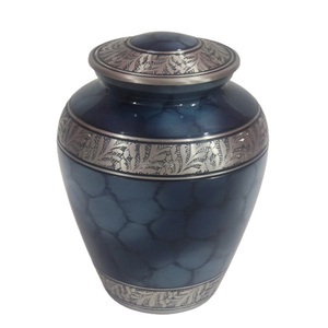 Urna de cremación hecha a mano de estilo americano Canella Brown, urna funeraria conmemorativa para cenizas humanas - Product Image 5