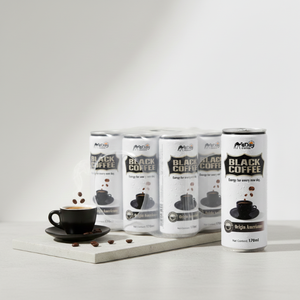 Extract Sugar-Free Low Calorie OEM/ODM Beverage Private Label 100% Pure <b>Coffee</b> 170ml <b>Canned</b> Origin Americano Black <b>Coffee</b> - Product Image 5
