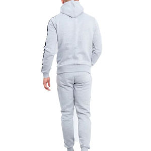 Survêtement de sport moderne de haute qualité, style unique, matière extensible, confortable, 2 pièces, streetwear pour hommes - Product Image 4