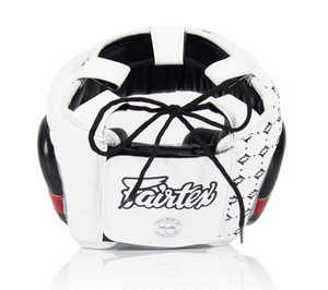 Fairtex HG10 Protecteur de tête de super sparring kickboxing de haute qualité en cuir véritable pour équipement d'entraînement de boxe - Product Image 4