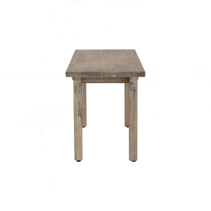Banco de Comedor de Diseño Moderno con Estructura de Madera Maciza y Asiento Acolchado de Tela Gris para Comedor y Pasillo - Product Image 3