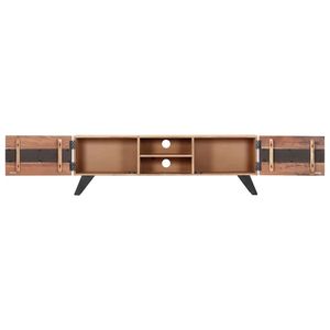 Supporto TV in legno massello 55.1 Acacia "x 11.8" x 17.7" - Product Image 4