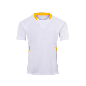 Professional Team Rugby Uniform Shirt Durable Sportswear with Customizable Logo and V Design Pattern - Product Image 4