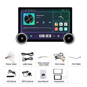 Núm xoay kép màn hình lớn xe <span class=keywords><strong>DVD</strong></span> hệ thống máy nghe nhạc với điều khiển cảm ứng MP3 loại OBD2 chức năng IPS Loại màn hình - Product Image 4