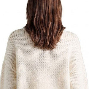 Hauts en tricot pour femmes à manches longues, design unique, 100% matière respirante, vêtements décontractés d'automne, best-sellers - Product Image 4