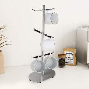 Portavasos de hierro resistente para necesidades de almacenamiento de larga duración en la cocina que proporciona una organización estable y fiable de los vasos - Product Image 3