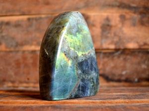 Labradorita Azul Natural con Destellos, Formas Libres, Adornos de Cristal Pulido Irregular, Piedra de Labradorita Curativa para Meditación - Product Image 5