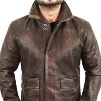 Veste en cuir de vache véritable 100% unisexe pour l'hiver, style streetwear, manches longues, couleur personnalisable, option de logo sur le devant, coupe-vent