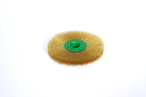 Industrial Grade Brass <b>Wire</b> Circular <b>Brush</b> for Metal Surface Cleaning Polishing Rust Removal Tool - Product Image 5