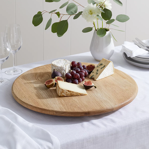 Plateau tournant en bois pour fromages et fruits, organisateur de rangement, plateau tournant en bois de qualité supérieure, meilleur prix - Product Image 4