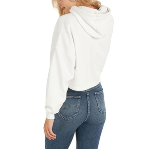 Hoodie court sans manches Eagle Sports pour femme en nylon/coton avec logo personnalisé sur le devant, coupe-vent et imperméable - Product Image 5