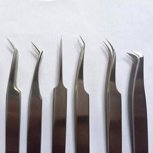 Pinzas de Acero Inoxidable de Alta Calidad para Pestañas, Pinzas de Extensión de Pestañas Postizas de Varias Especificaciones, Punta Puntiaguda - Product Image 6