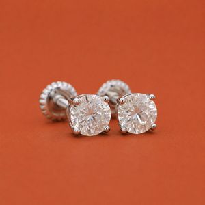 Top Quality Moissanite Diamond Stud <b>Earrings</b> Elegant Fashion Jewelry <b>for</b> <b>Men</b> Women - Product Image 2