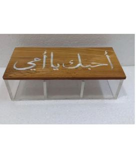 Boîtes en acrylique en bois personnalisées faites à la main avec incrustation de nacre Étuis à bijoux décoratifs économiques Gravure personnalisée - Product Image 4