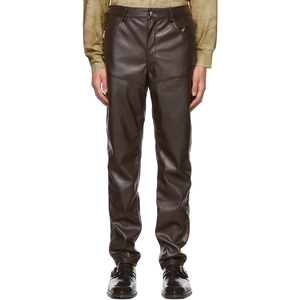 High Quality <b>Leather</b> Riding Apparel for <b>Men</b> Breathable Flexible Motorbike <b>Pant</b> with Safety Features Long Lasting Use All Seasons - Product Image 6