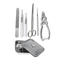 Pince à cuticules 3-en-1, rehausseur et lime à ongles incarnés, entièrement personnalisable, en acier inoxydable de qualité médicale, finition de précision, durable et au design ergonomique