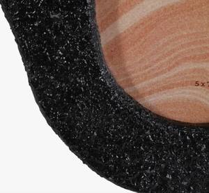 Marco de Fotos Moderno de Hierro Negro, Ligero, Ecológico, Duradero, con Relieve, Decorativo para Mesa, Decoración Minimalista para el Hogar - Product Image 2