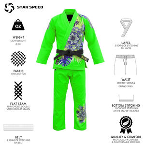 Custom Color Cotton Jiujitsu Uniform BJJ Judo Gi Kimono Judo Suit for Martial Arts Low Price Judo Uniform - Product Image 5