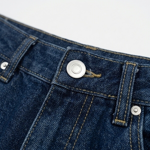 Pantalones Cortos de Mezclilla Casuales de Verano para Hombre, Estilo Vintage, Corte Bootcut, Cintura Media, Diseño con Botones Frontales, Secado Rápido, Estilo Urbano, Venta al Por Mayor - Product Image 5