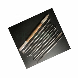 Lot de 10 Spatules Dentaires et Couteaux à Plâtre pour Modelage/Gravure – Kit d'Instruments en Acier Inoxydable Certifié CE – Vente en Gros - Product Image 5