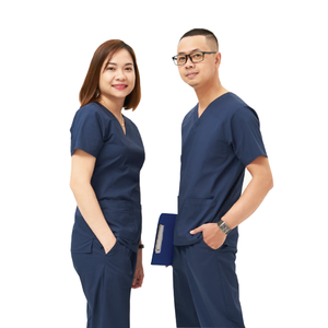 Uniforme médico conjuntos de enfermería con unisex buenos pantalones antipolvo o top - OEM ODM - Sao Mai FMF Vietnam fabricante personalizado - Product Image 4