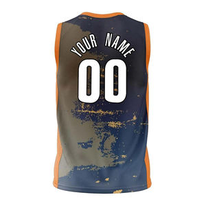 Camiseta de Baloncesto Reversible Personalizada al por Mayor Unisex para Adultos, Diseño Sublimado, Transpirable, Estampada, 100% Poliéster - Product Image 6