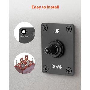 Interruttore a Levetta Momentaneo per Inversione di Polarità a 6 Pin (DC 12V/30A AC 250V/15A) - ON/OFF per Montaggio su Pannello - Product Image 6