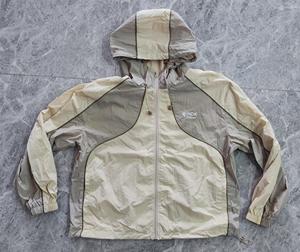 Ensemble coupe-vent deux pièces personnalisé pour homme, veste courte et short, patchwork, fermeture éclair, en nylon et polyester, style streetwear - Product Image 3