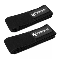 Attelles de genou en néoprène robustes avec fermeture auto-agrippante réglable, antidérapantes, élastiques, de compression, personnalisables pour la force athlétique et les squats