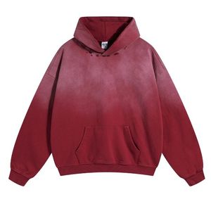 Nouveau design, style vintage, sweat à capuche surdimensionné délavé à l'acide, 100% coton molletonné, sweat à capuche d'hiver pour homme, unisexe - Product Image 3