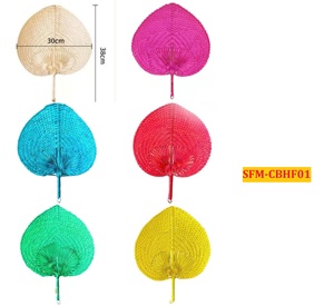 Abanicos de Bambú Decorativos para el Hogar, Tamaño Personalizado en Multicolor, Abanicos Tejidos a Mano 100% de Bambú de Fábrica Original en Vietnam SAFIMEX - Product Image 2