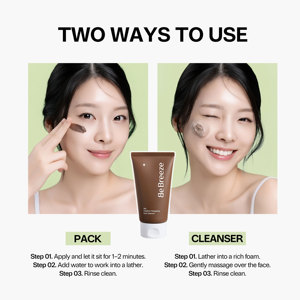 บีบรีซ โซล เชสนัท ยางกัง แพ็ค คลีนเซอร์ 2-in-1 โฟมล้างหน้ากระชับรูขุมขน มาส์กโคลน - Product Image 2