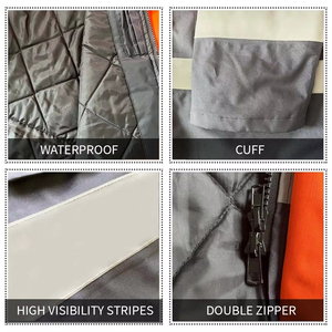 Chaqueta de Seguridad Reflectante Impermeable de Tejido Softshell, Ropa de Trabajo de Alta Visibilidad - Product Image 5