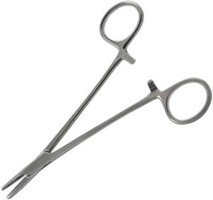 Pinza Portaagujas Mayo Hegar Desechable de Acero Inoxidable, Instrumento Quirúrgico Manual para Sutura, CE de SurgiRight - Product Image 3