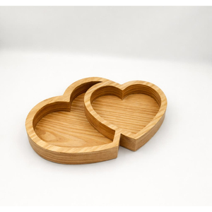 Plato Redondo de Madera para Servir, Diseño Minimalista Hecho a Mano, Madera Maciza con Acabado Pulido para Mesa de Comedor, Plato para Servir Alimentos - Product Image 3
