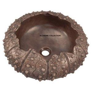 Évier en Cuivre de Style Traditionnel, Nouvelle Arrivée, Vente Chaude, Lavabo Métallique de Haute Qualité pour Salles de Bain d'Hôtels, Villas et Complexes Élégants - Product Image 2