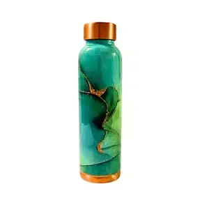 Botella de Agua de Cobre Puro de 1 Litro, a Prueba de Fugas, Antioxidante, para Oficina, Gimnasio, Viajes, Uso Diario para Hombres y Mujeres - Product Image 5