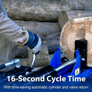 40-Ton Gas Powered Log <b>Splitter</b>, Horizontal/Vertical Full Beam Wood <b>Splitter</b> with Auto Return,4-Cycle 389cc OHV Engine - Product Image 4