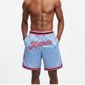 Shorts de basket-ball pour hommes de qualité supérieure, style américain, été, sport, broderie, double maille, séchage rapide pour hommes - Product Image 5