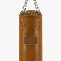 Sac de frappe lourd en PU, équipement de fitness durable pour la boxe, construction renforcée, léger et écologique pour l'entraînement de force