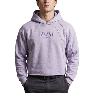 Sudadera con Capucha Personalizada de Lujo para Hombre, Estilo Básico, Corte Recortado, Casual, Holgada, Doble Capa, Mezcla de Algodón y Felpa - Product Image 1