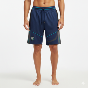 Shorts d'été personnalisés pour hommes, 5 pouces, pour la gym, le sport, le basketball, la course à pied, le fitness, en mesh léger - Product Image 1